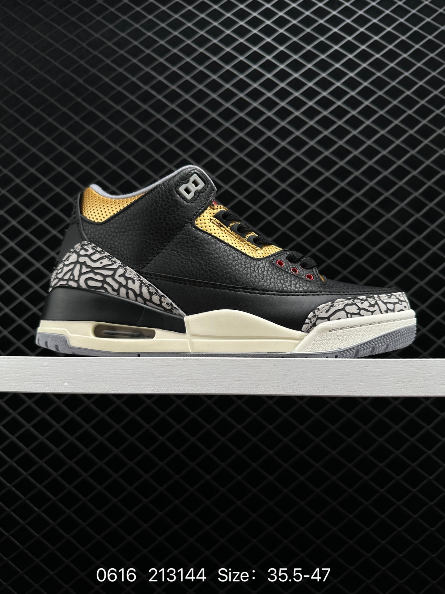 Air Jordan 3 WMNS “Black Gold”